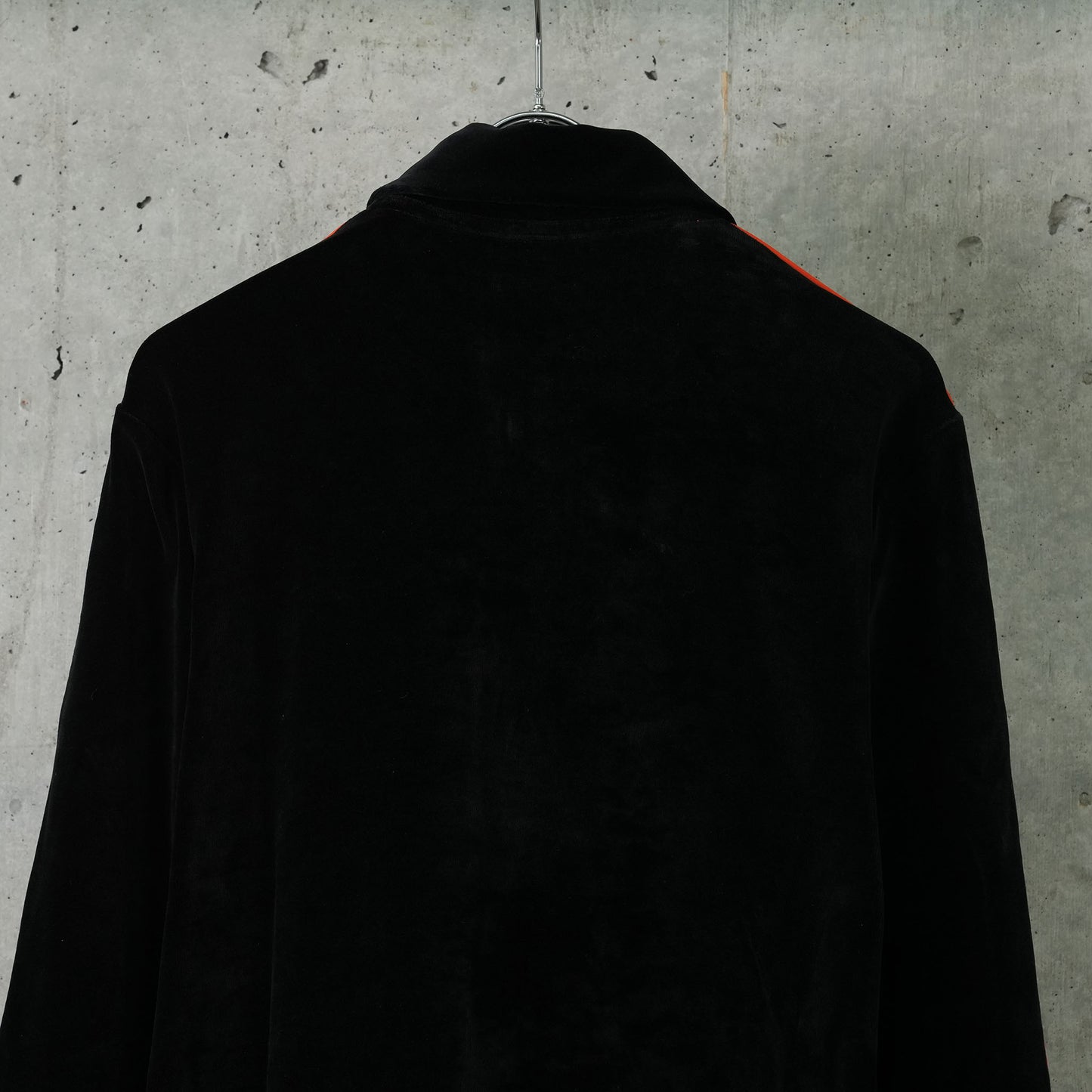 F+ VELOUR TRACK TOP / C901:JET BLACK