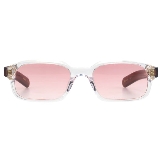 HANKY / CLEAR CRYSTAL CRYSTAL BURGUNDY/LIGHT PINK LENS