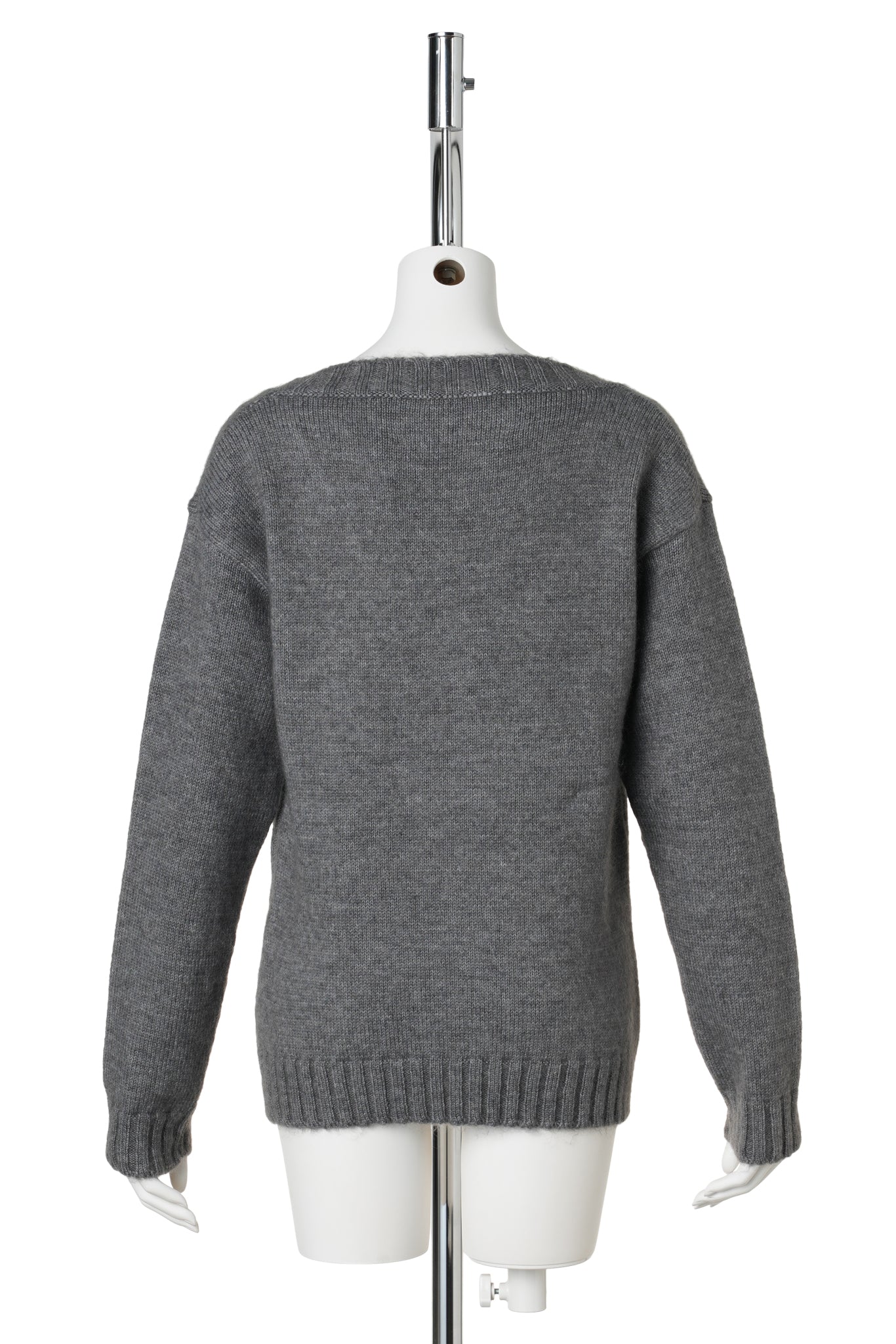 KATHLEEN PULLOVER SHIRT COLLAR / GREY