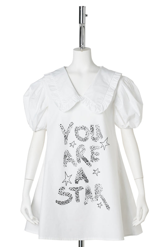 DIA STAR DRESS / WHITE