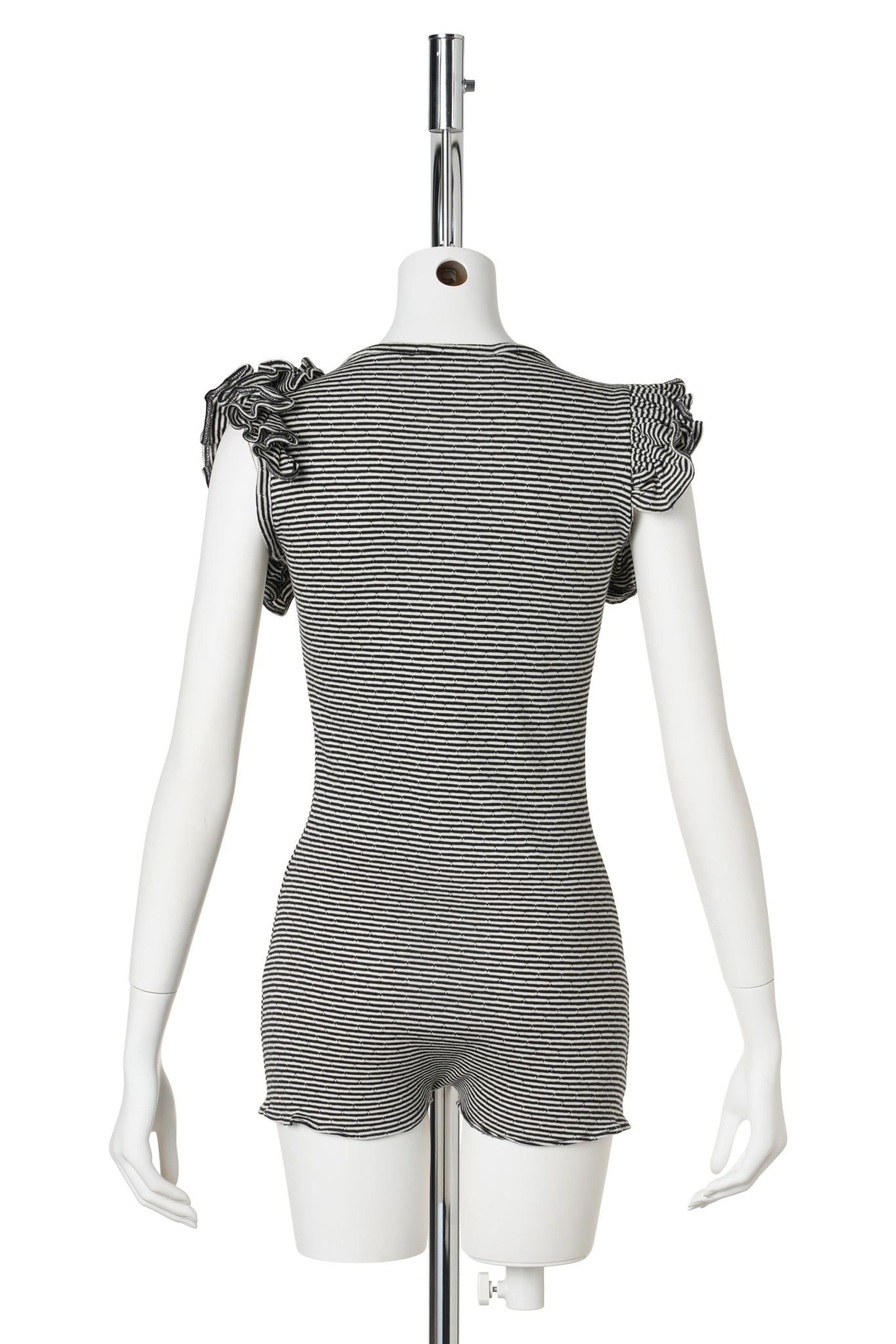 BROOKS BODYSUIT / WHITE AND BLACK