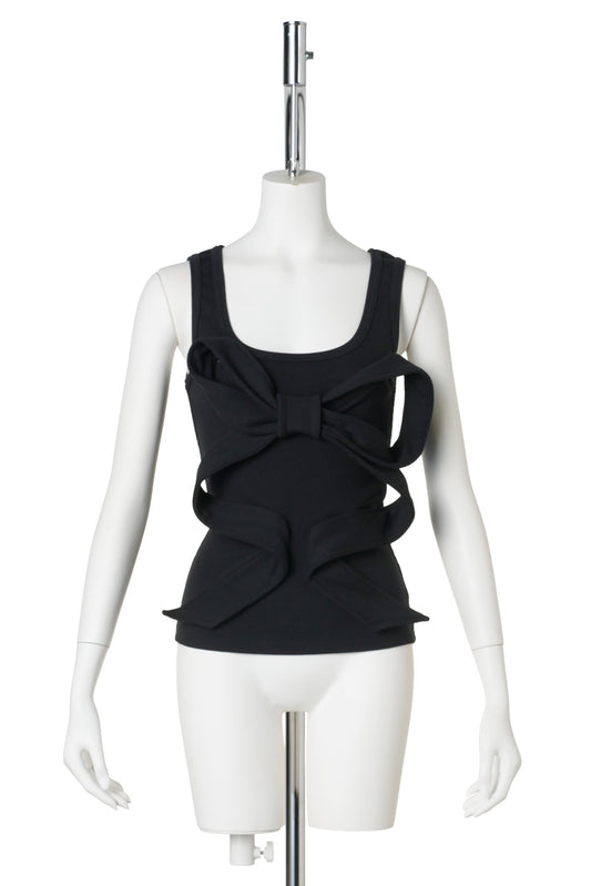 TATIANA BOW TOP / BLACK