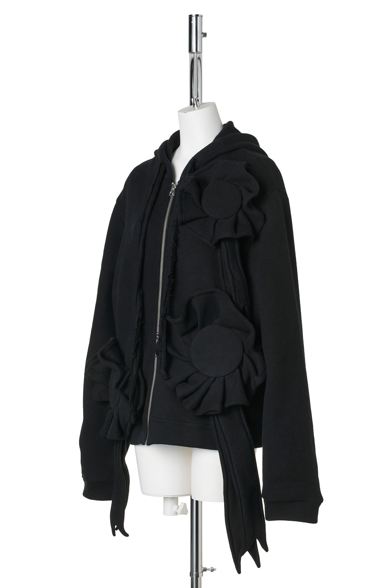 HAZELYN PRIZE BOW HOODIE / BLACK