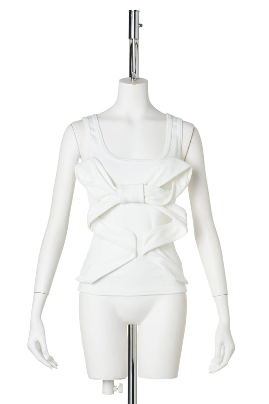 TATIANA BOW TOP / WHITE
