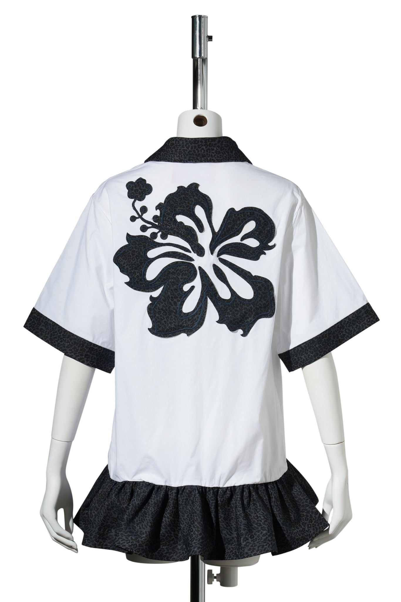 DHIRAN PAIGE POLO DRESS / WHITE