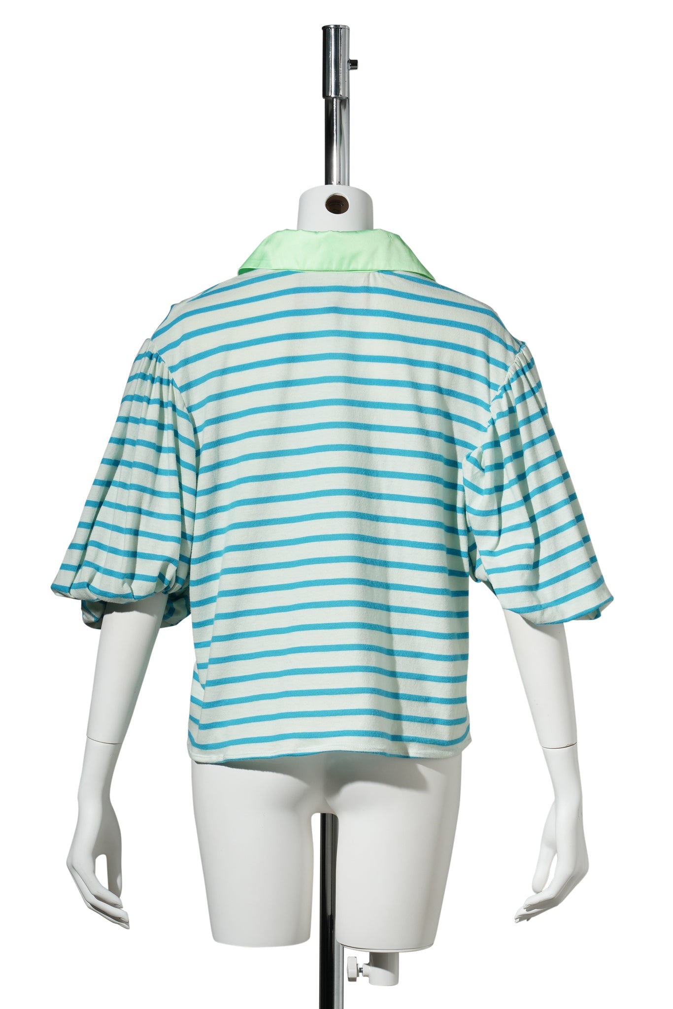 POLLY TOP / BLUE/WHITE