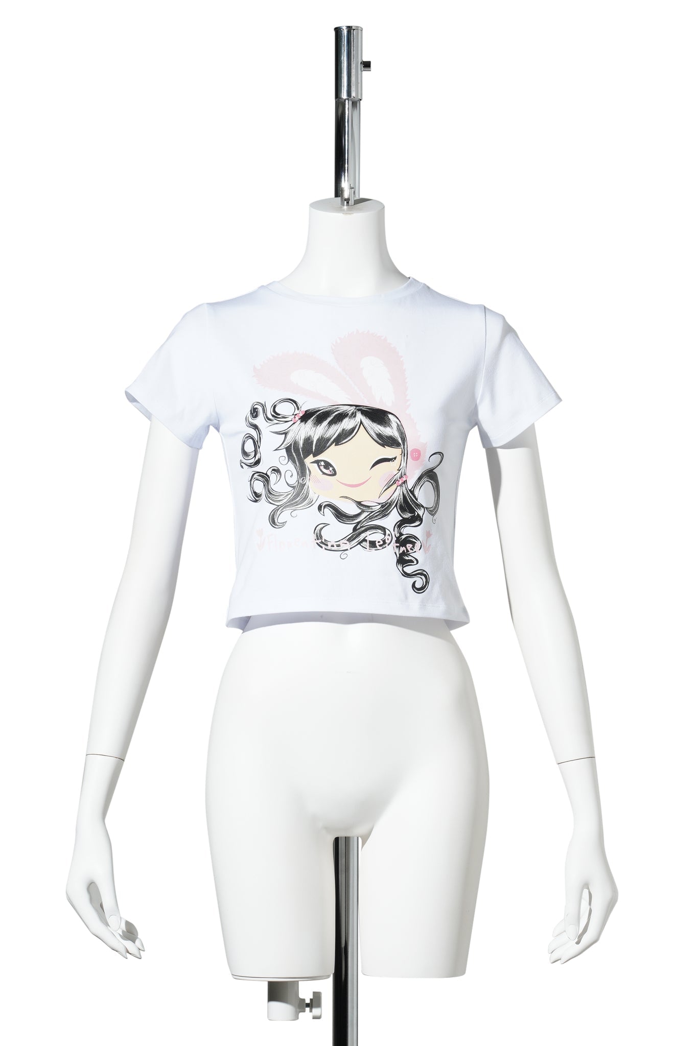 TRIXY BUNNY GIRL T-SHIRT / WHITE