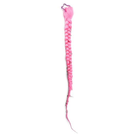HAIRY KEYCHAIN / NEON PINK