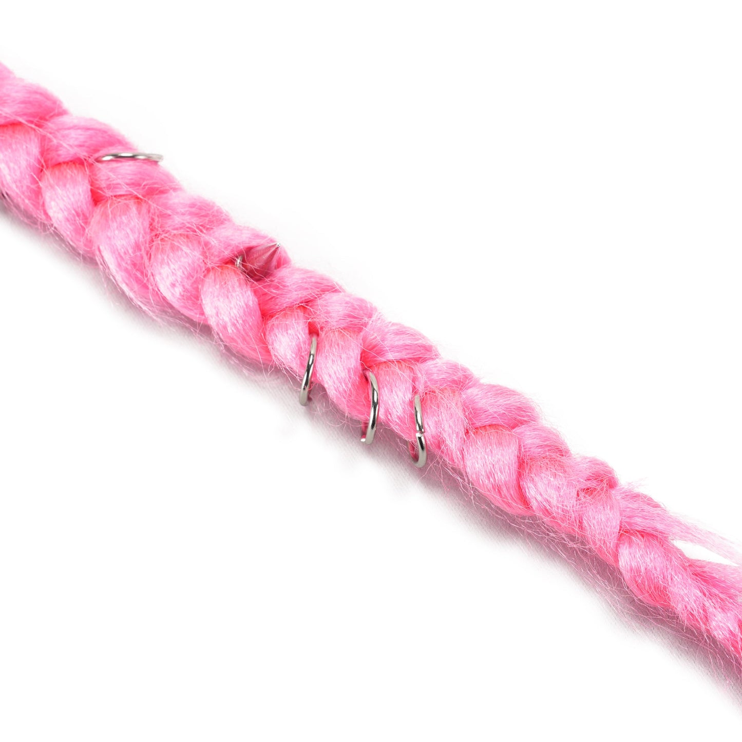 HAIRY KEYCHAIN / NEON PINK