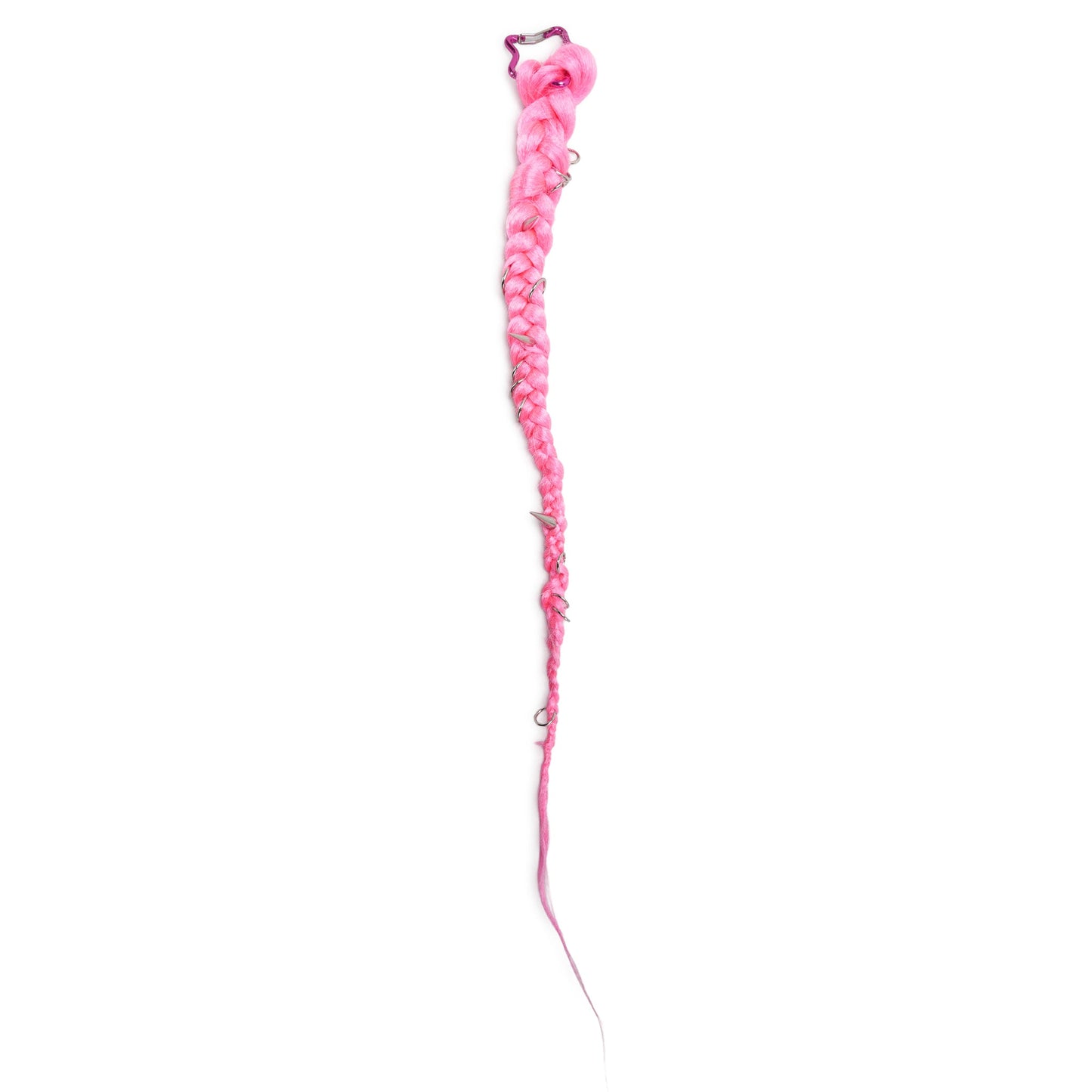 HAIRY KEYCHAIN / NEON PINK