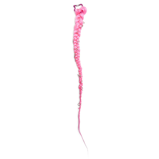 HAIRY KEYCHAIN / NEON PINK