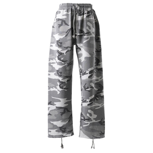 DISTRESSED CAMO SWEAT PANTS / UC(GREY CAMO)