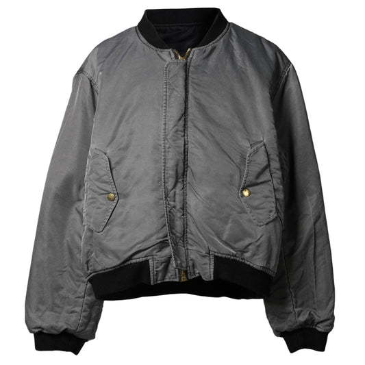 GARMENT DYE PADDED BOMBER JACKET / UC