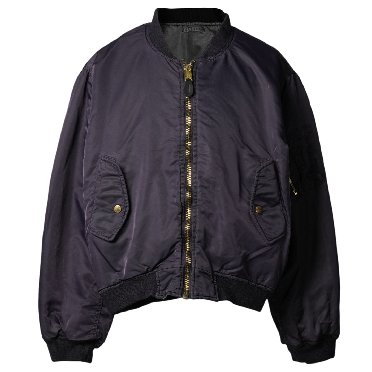 GARMENT DYE PADDED BOMBER JACKET / UC