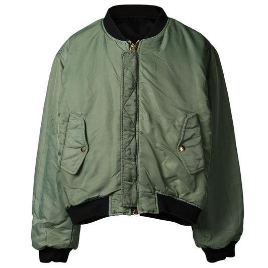 GARMENT DYE PADDED BOMBER JACKET / WC