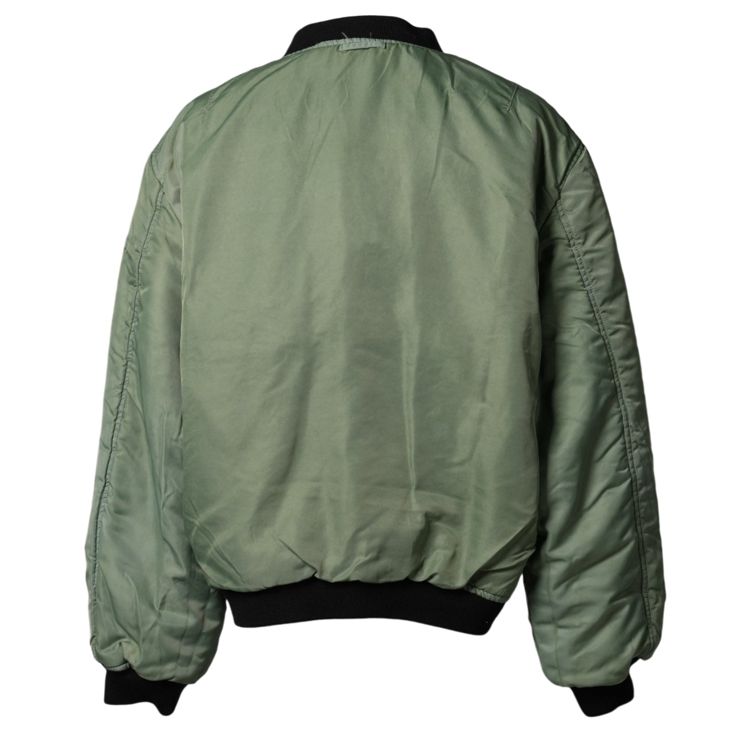 GARMENT DYE PADDED BOMBER JACKET / WC