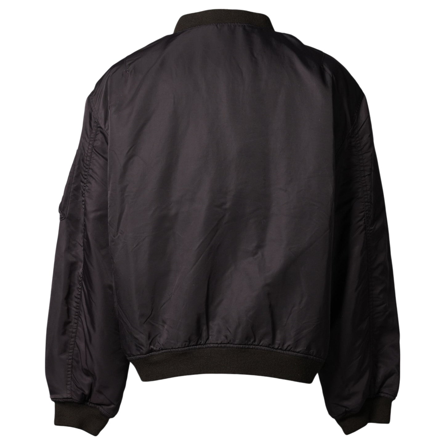 GARMENT DYE PADDED BOMBER JACKET / WC