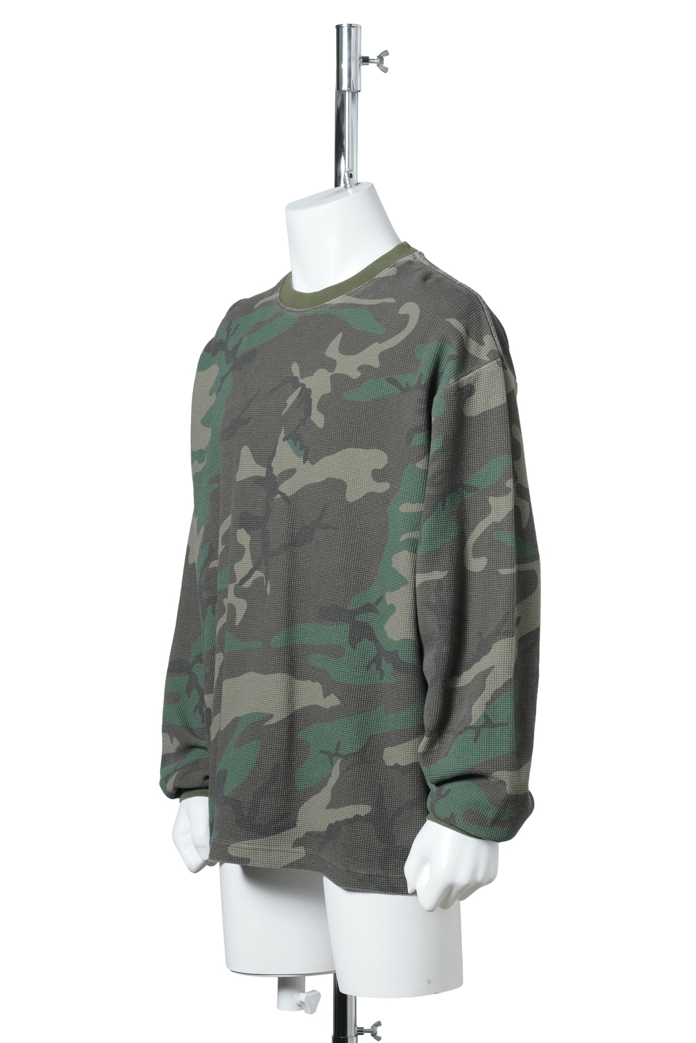 VINTAGE WASH THERMAL SHIRTS / CAMO