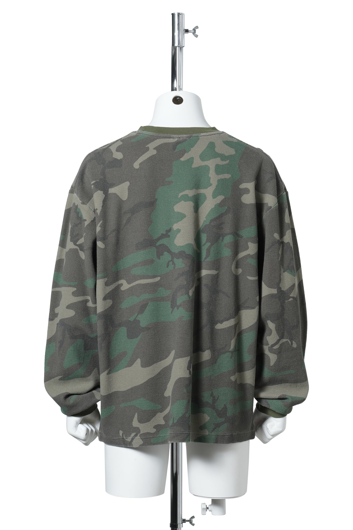 VINTAGE WASH THERMAL SHIRTS / CAMO