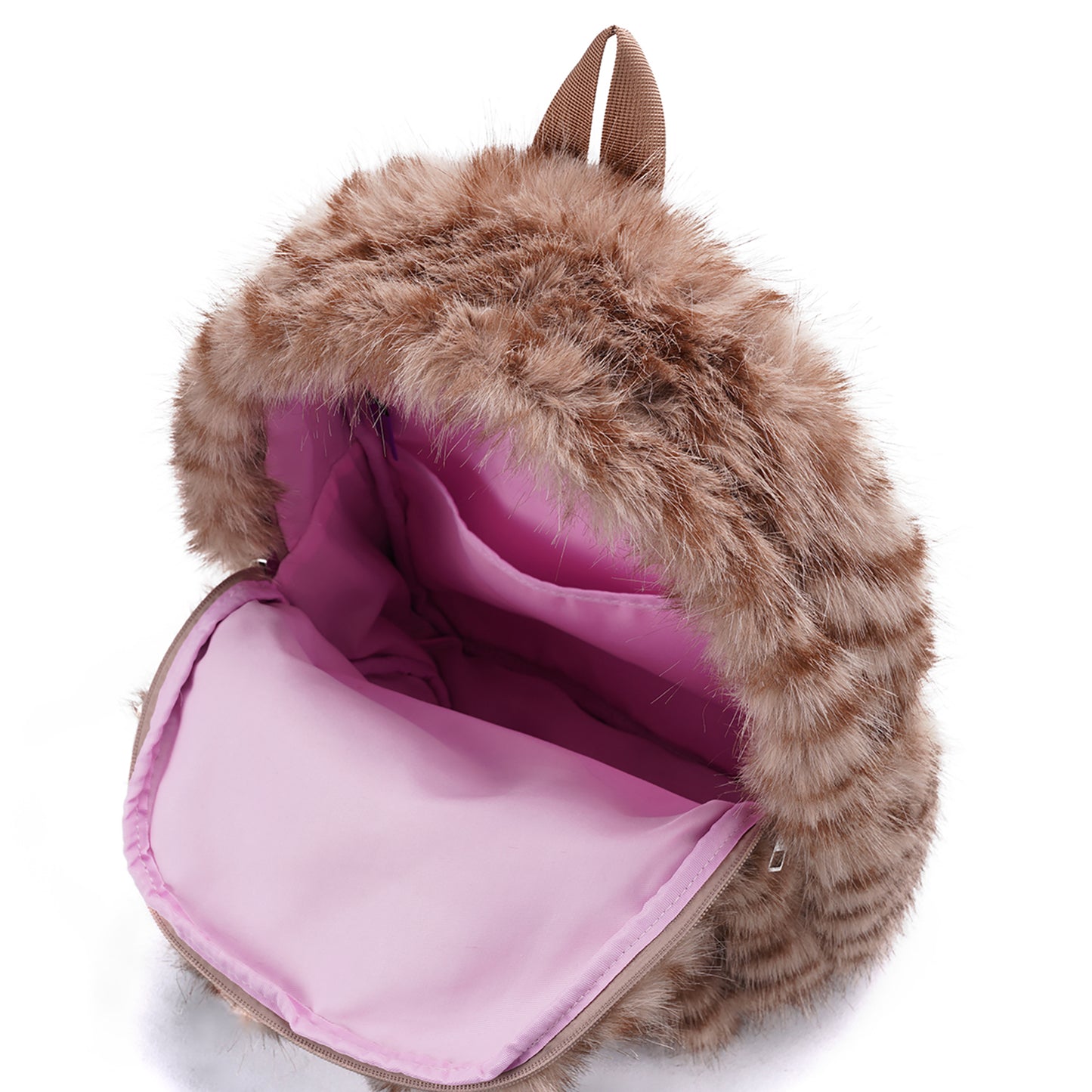 SKIP CLASS MINI BAG / BROWN/BLACK/WHITE FUR