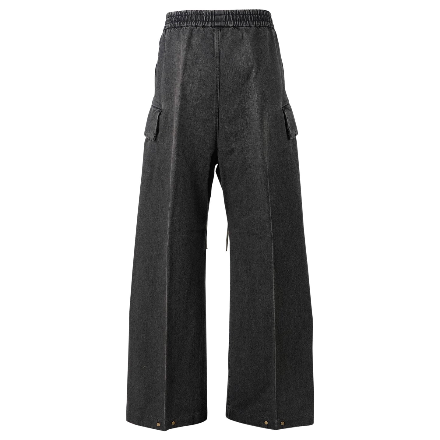 DENIM CARGO PANT / 010:VINTAGE BLACK