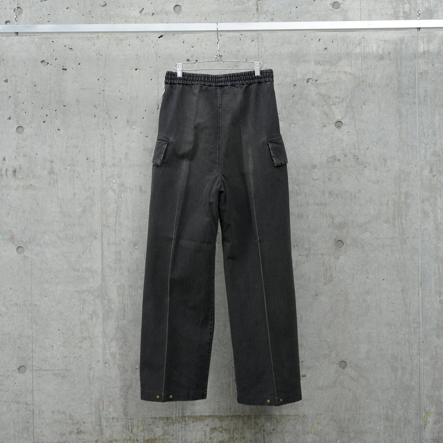 DENIM CARGO PANT / 010:VINTAGE BLACK