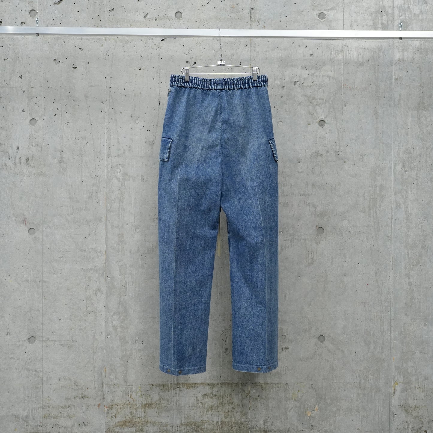 DENIM CARGO PANT / 436:MEDIUM INDIGO