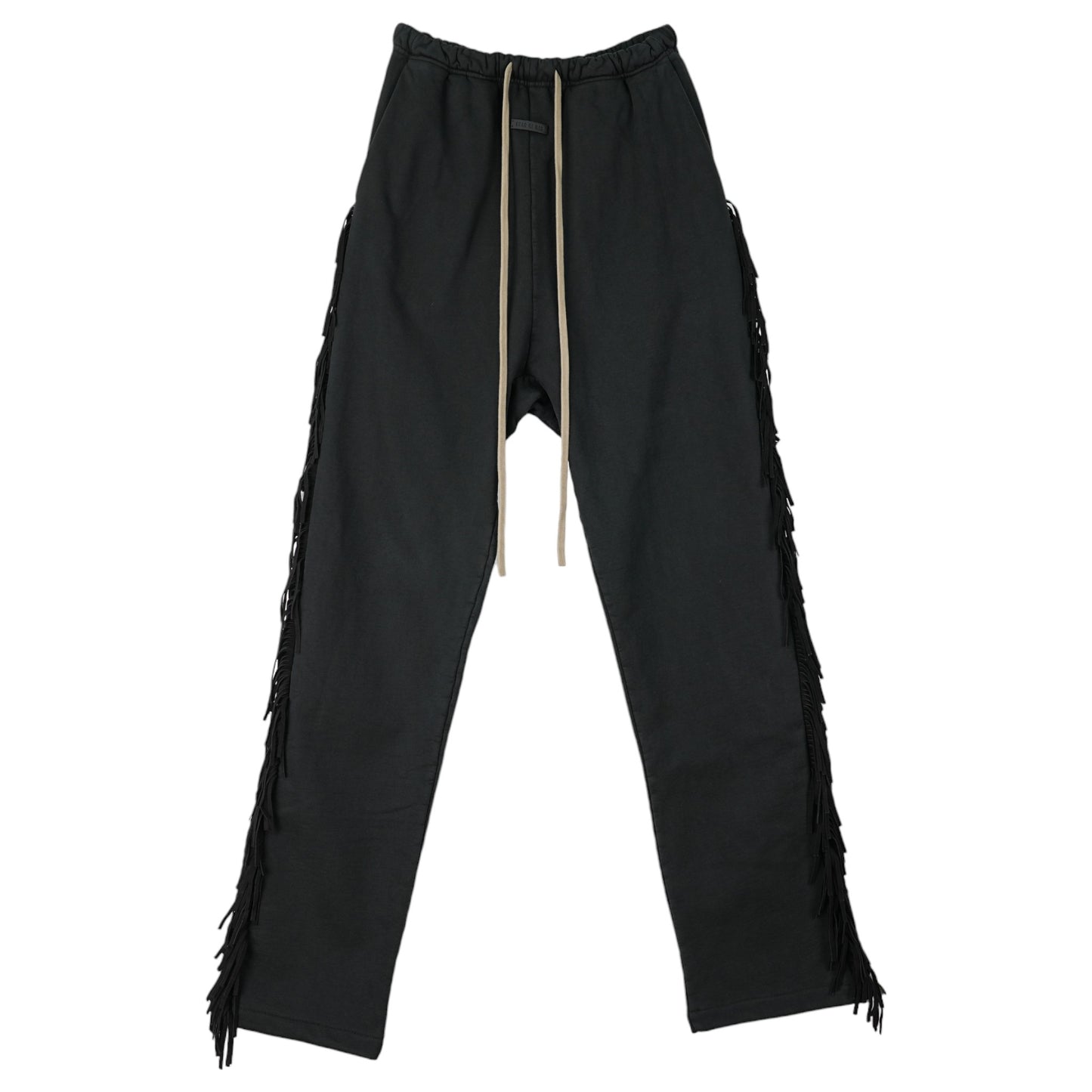 FRINGE SWEATPANT / BLACK