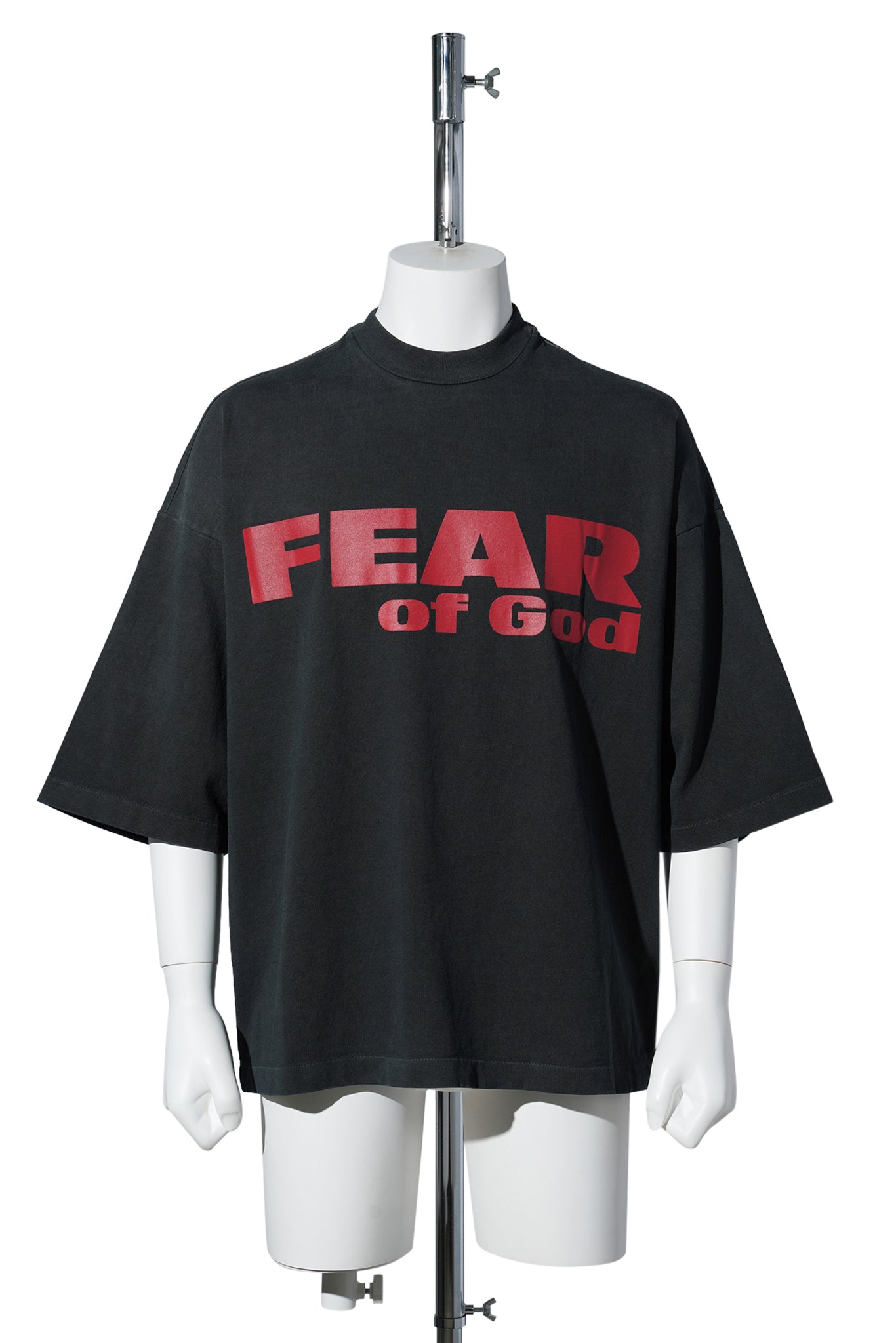 RELAXED "FEAR IS GONE" TEE / 001:BLACK