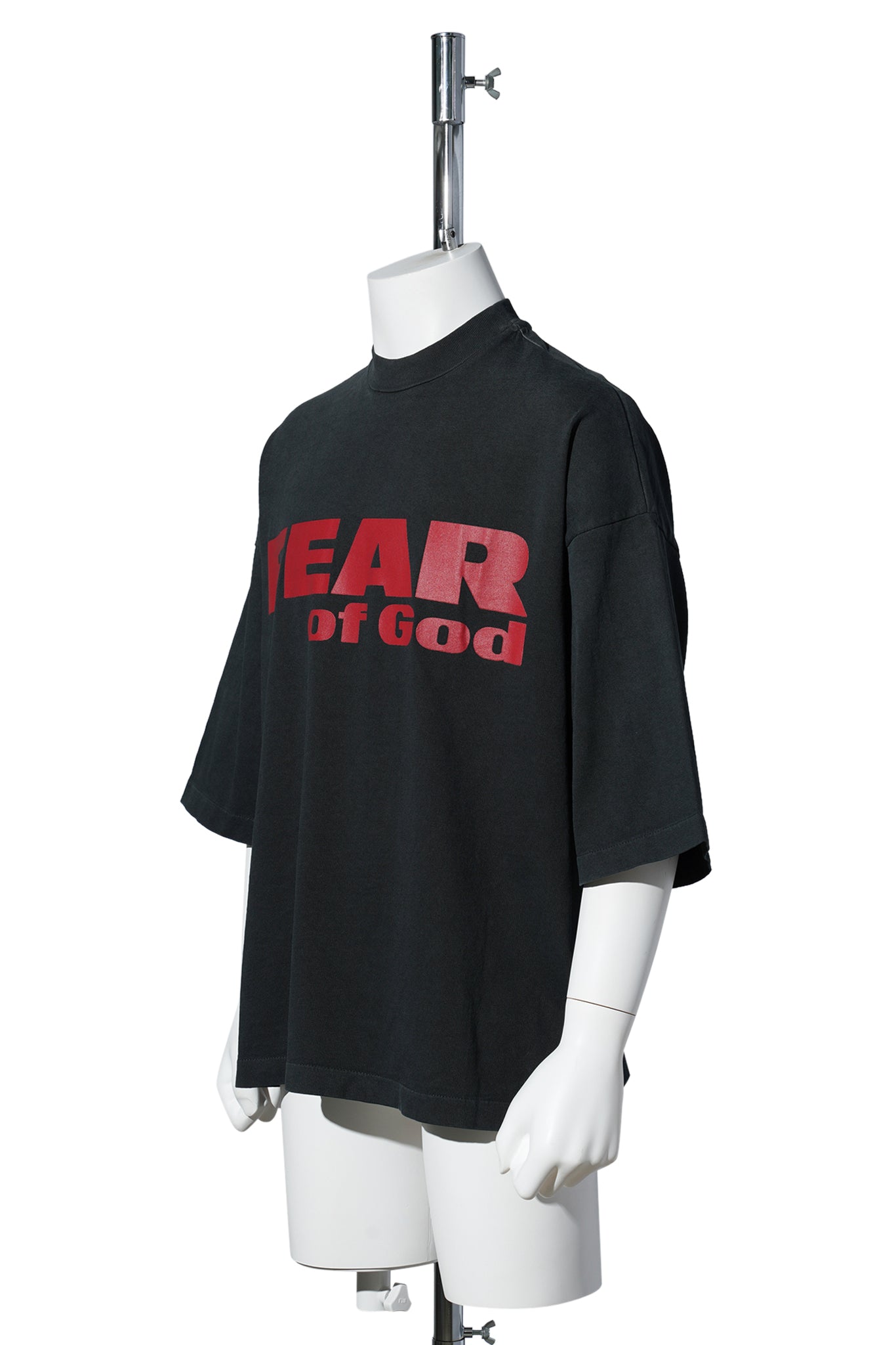 RELAXED "FEAR IS GONE" TEE / 001:BLACK