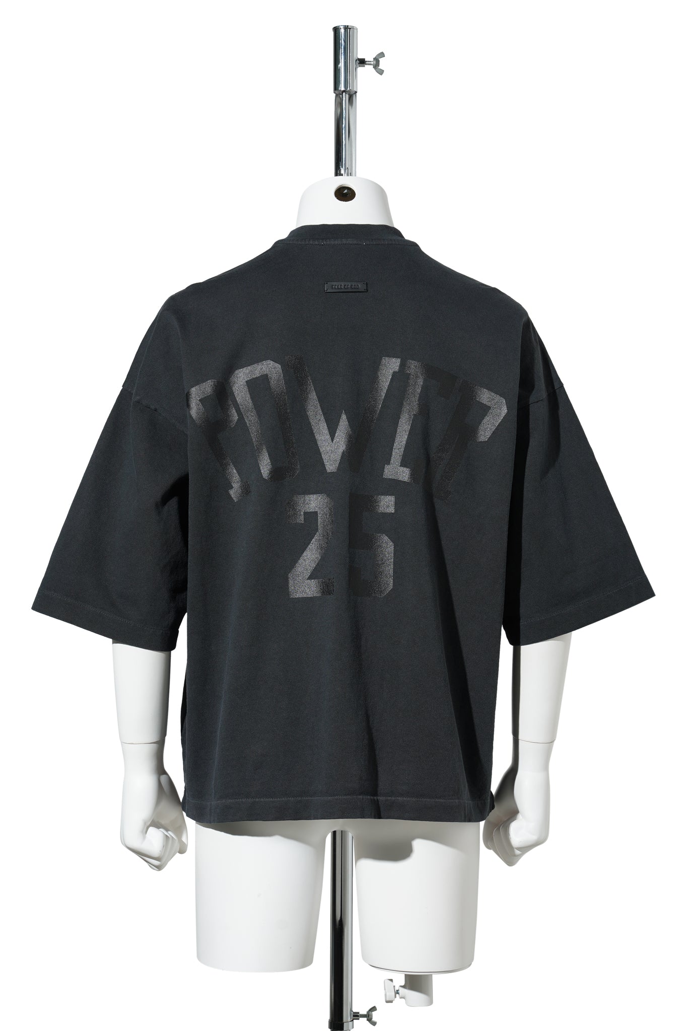 RELAXED "POWER 25" TEE / 001:BLACK