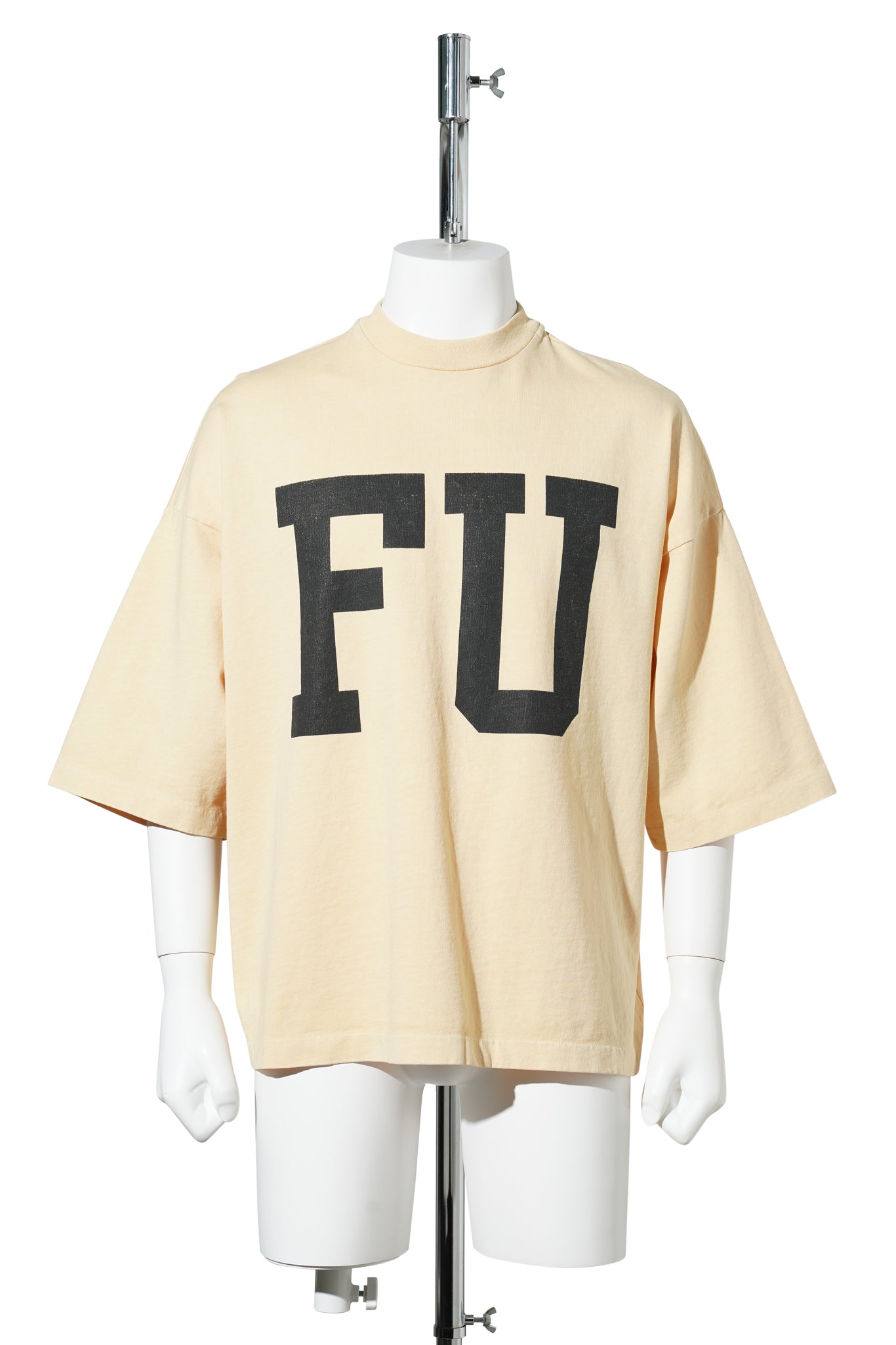 RELAXED "FU" TEE / 708:GOLD HAZE