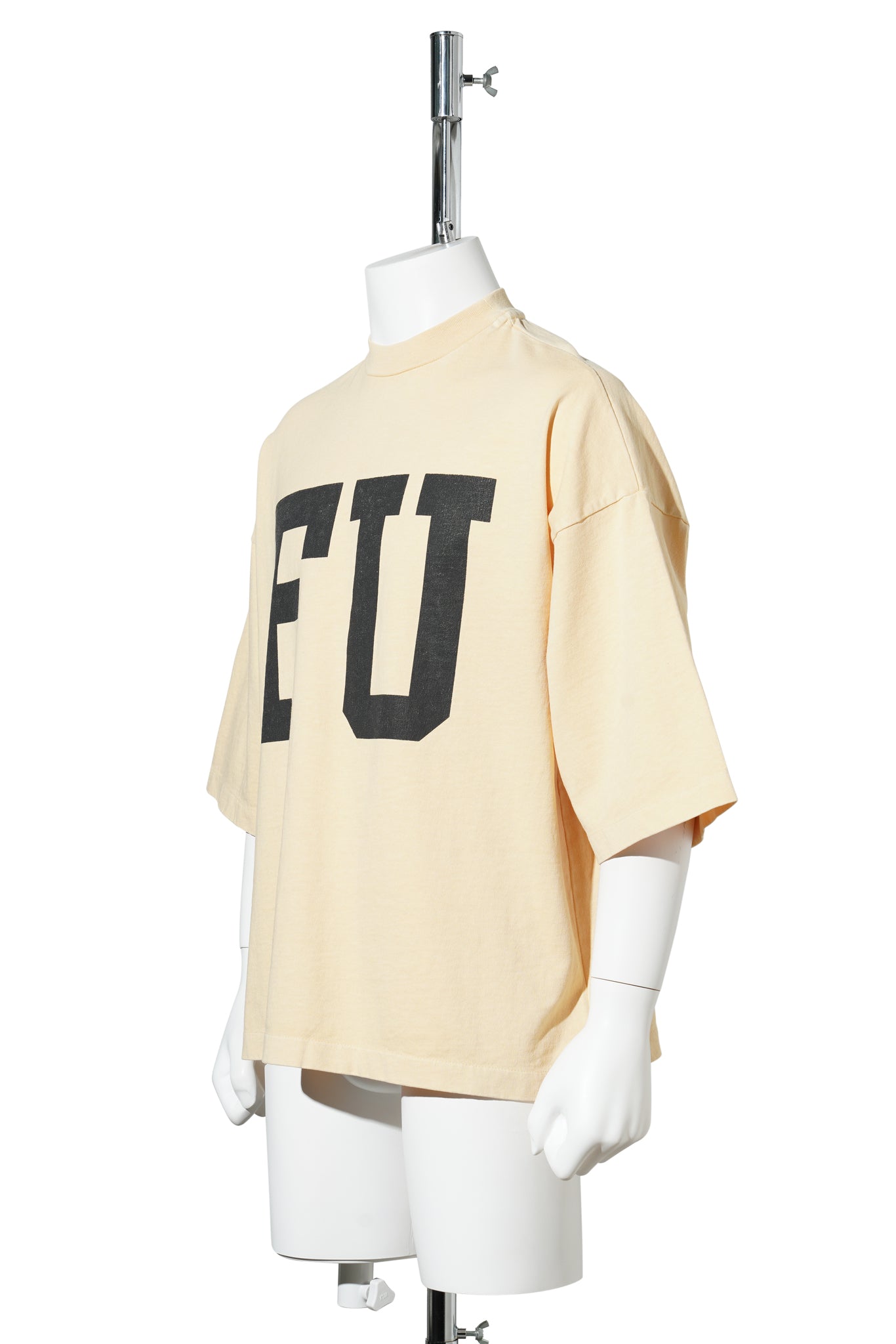 RELAXED "FU" TEE / 708:GOLD HAZE