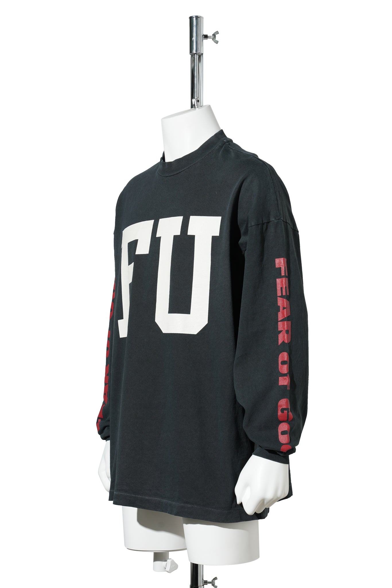 RELAXED "FREEDOM" LS TEE / 001:BLACK