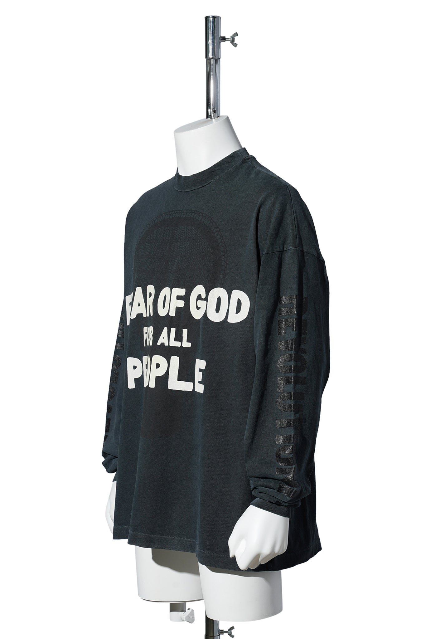 RELAXED "FUTURE" LS TEE / 001:BLACK