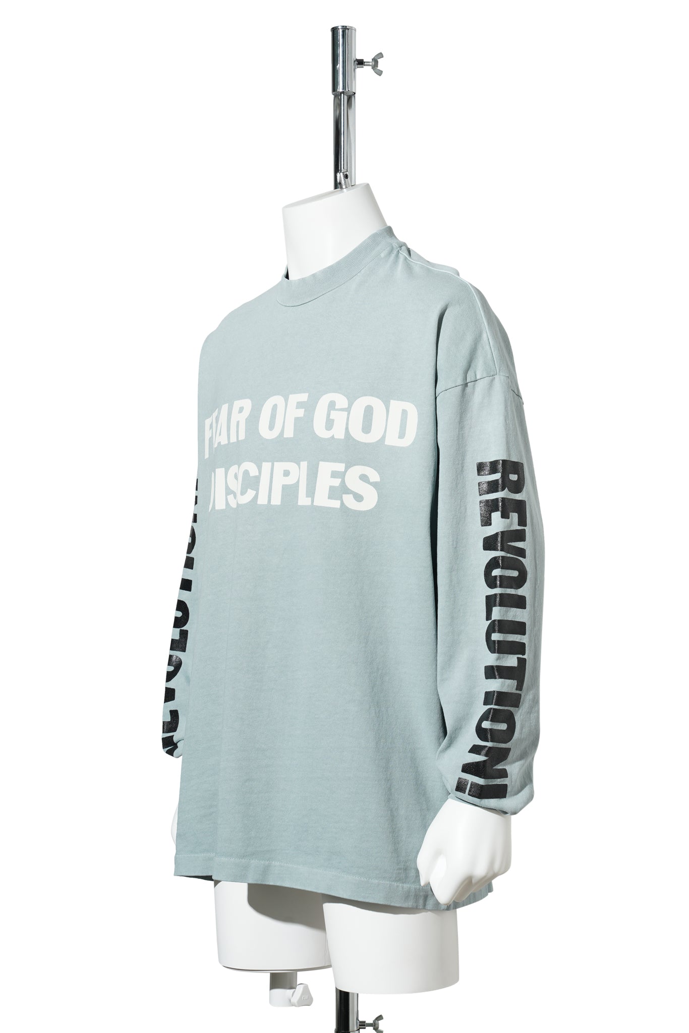 RELAXED "DISCIPLE" LS TEE / 974:FLINT