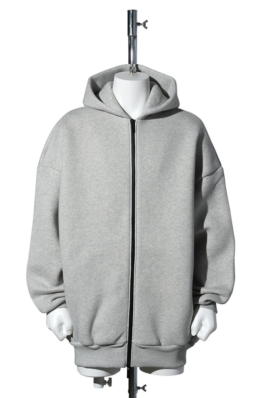 ZIP HOODIE / 054:MELANGE GREY