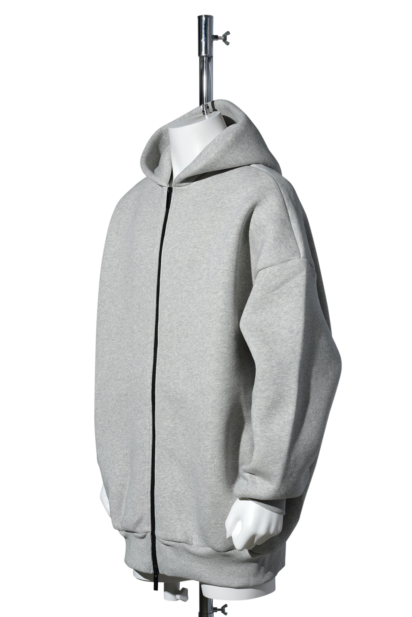 ZIP HOODIE / 054:MELANGE GREY