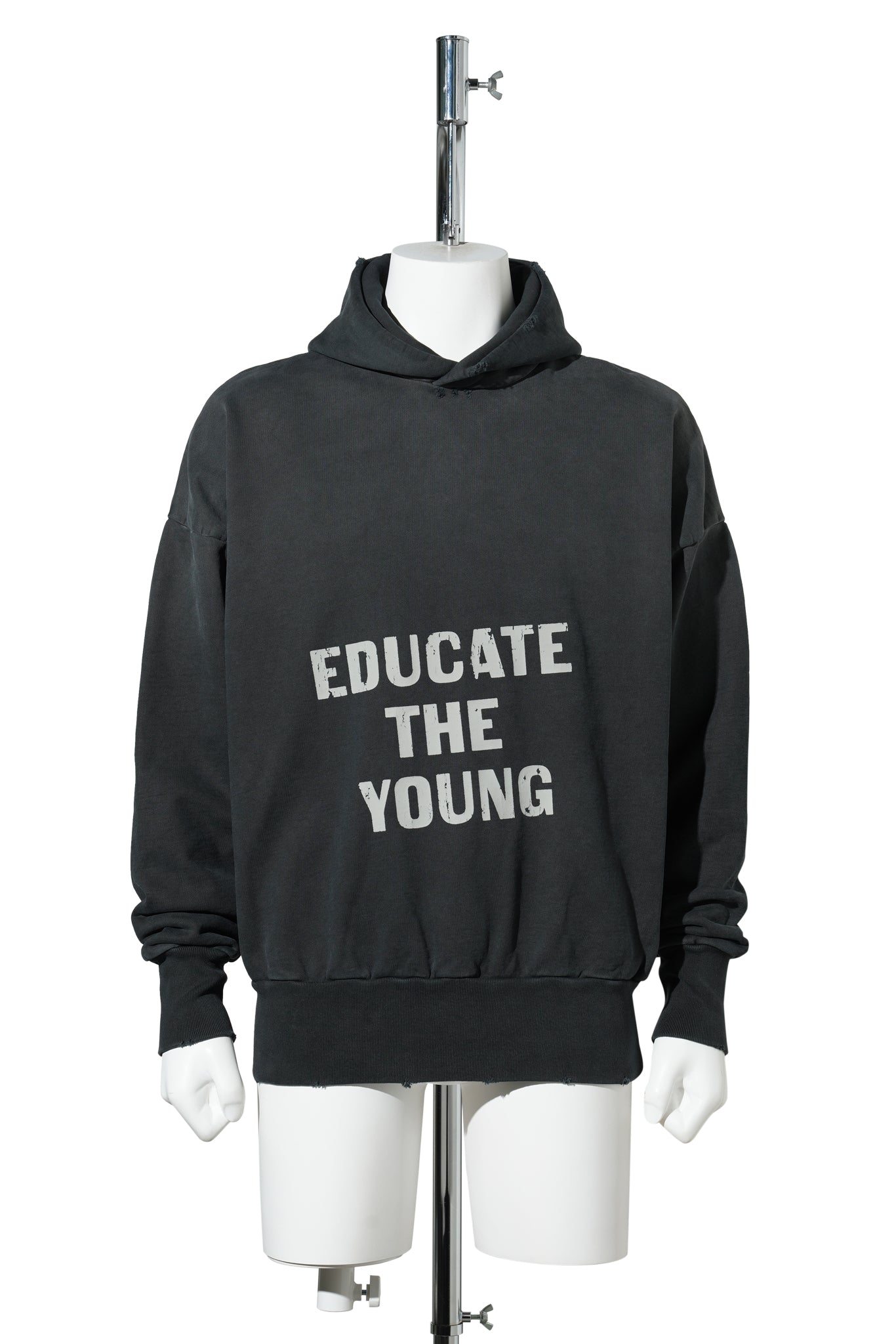 EDUCATE HOODIE / 001:BLACK