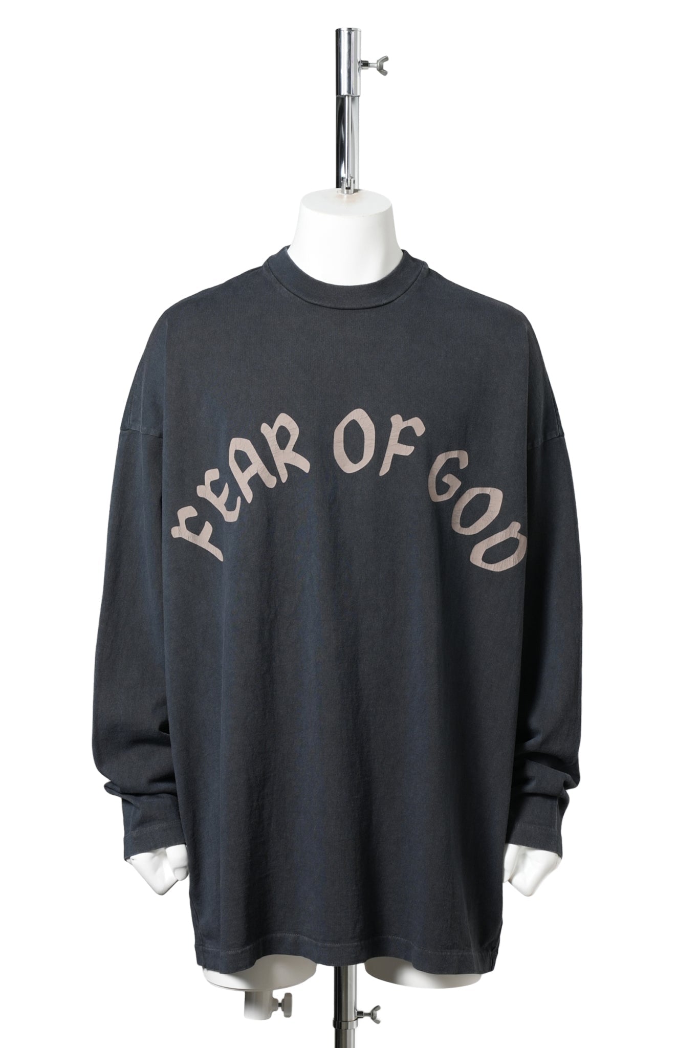FEAR OF GOD, F OF G LS TEE / 001:BLACK