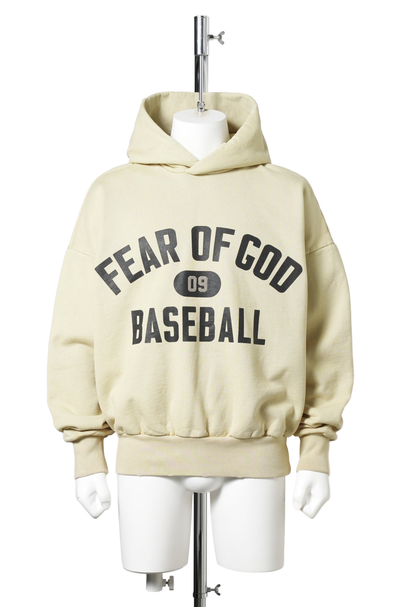 09 CLASSIC FIT HOODIE / 152:DIRTY IVORY