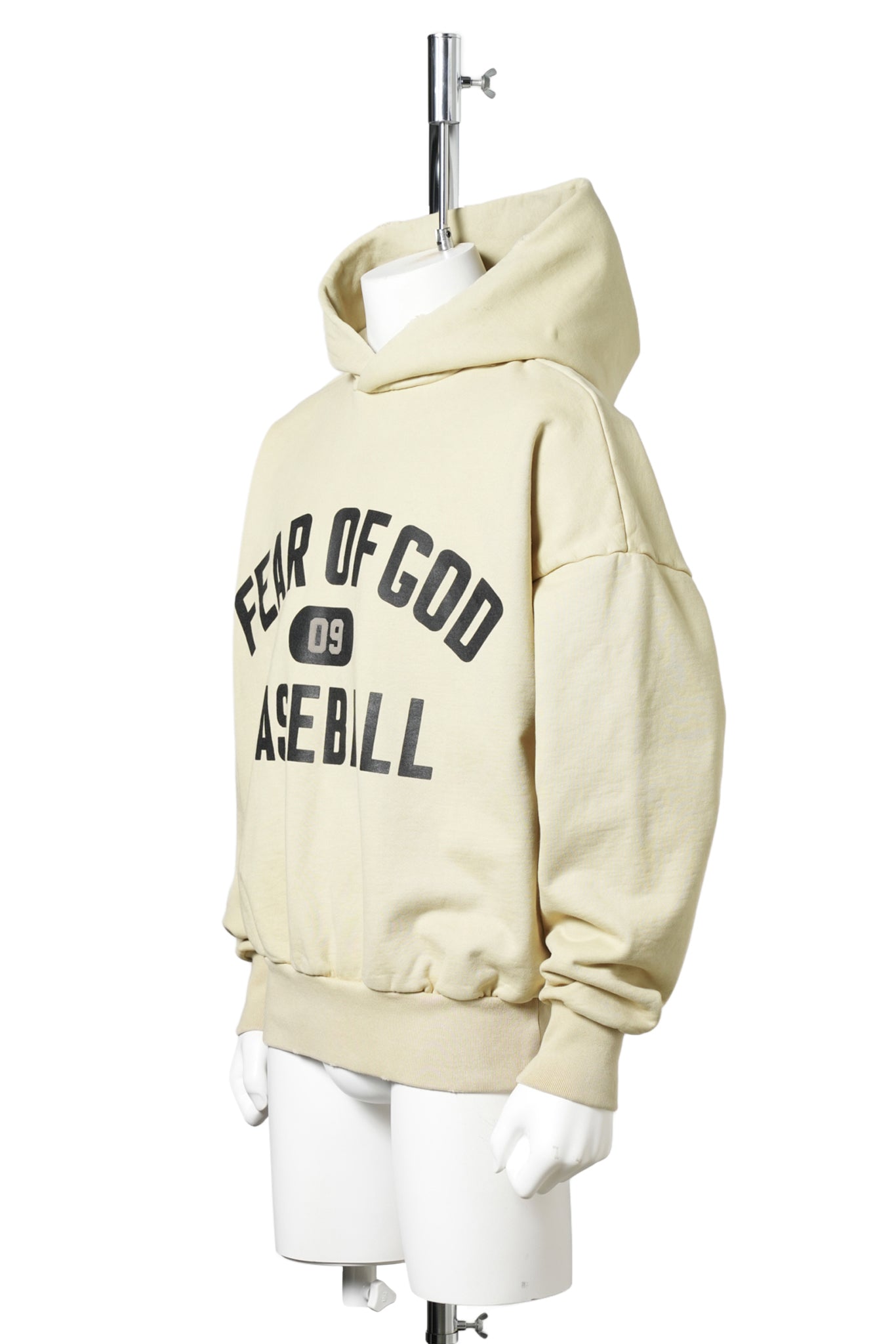 09 CLASSIC FIT HOODIE / 152:DIRTY IVORY