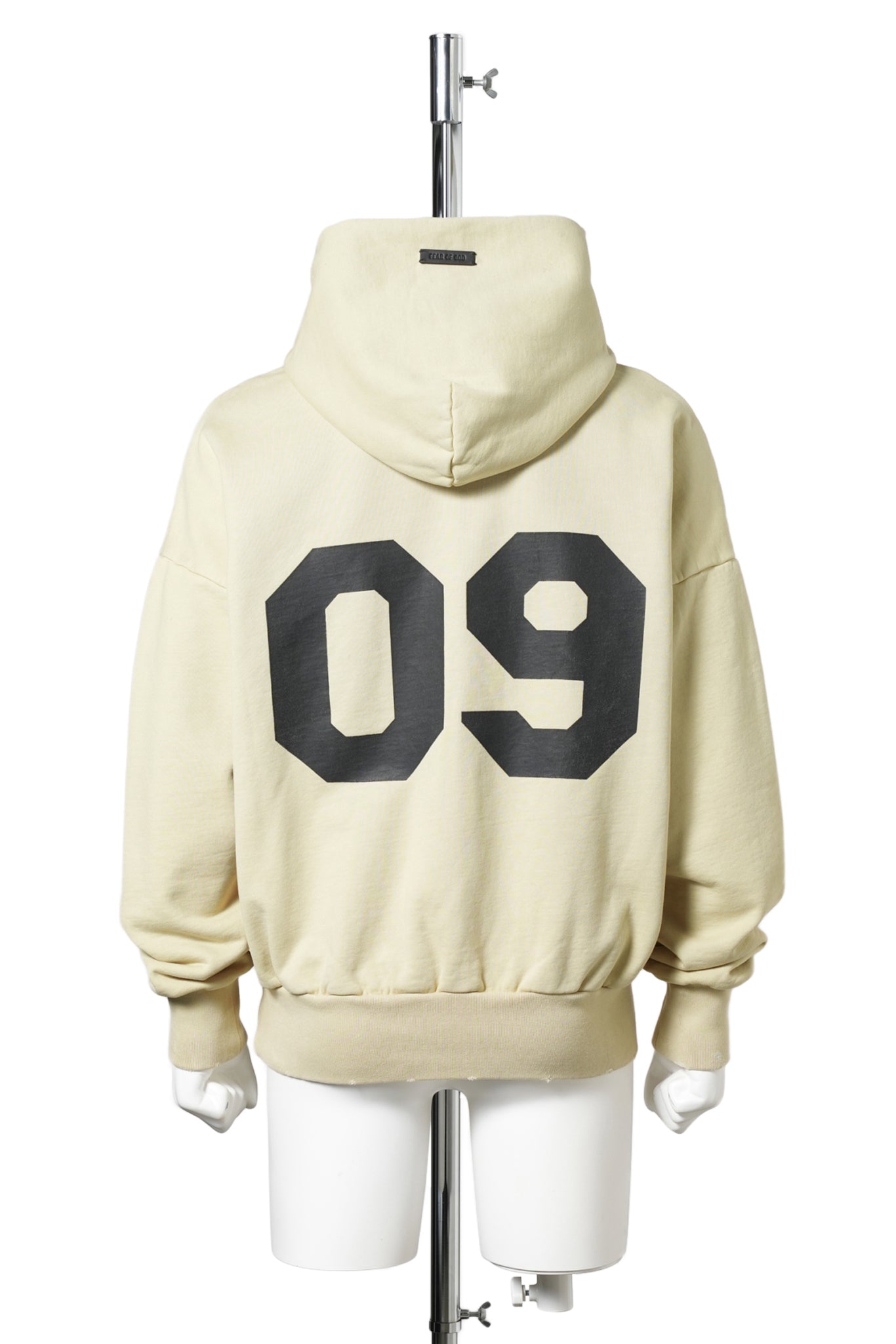 09 CLASSIC FIT HOODIE / 152:DIRTY IVORY