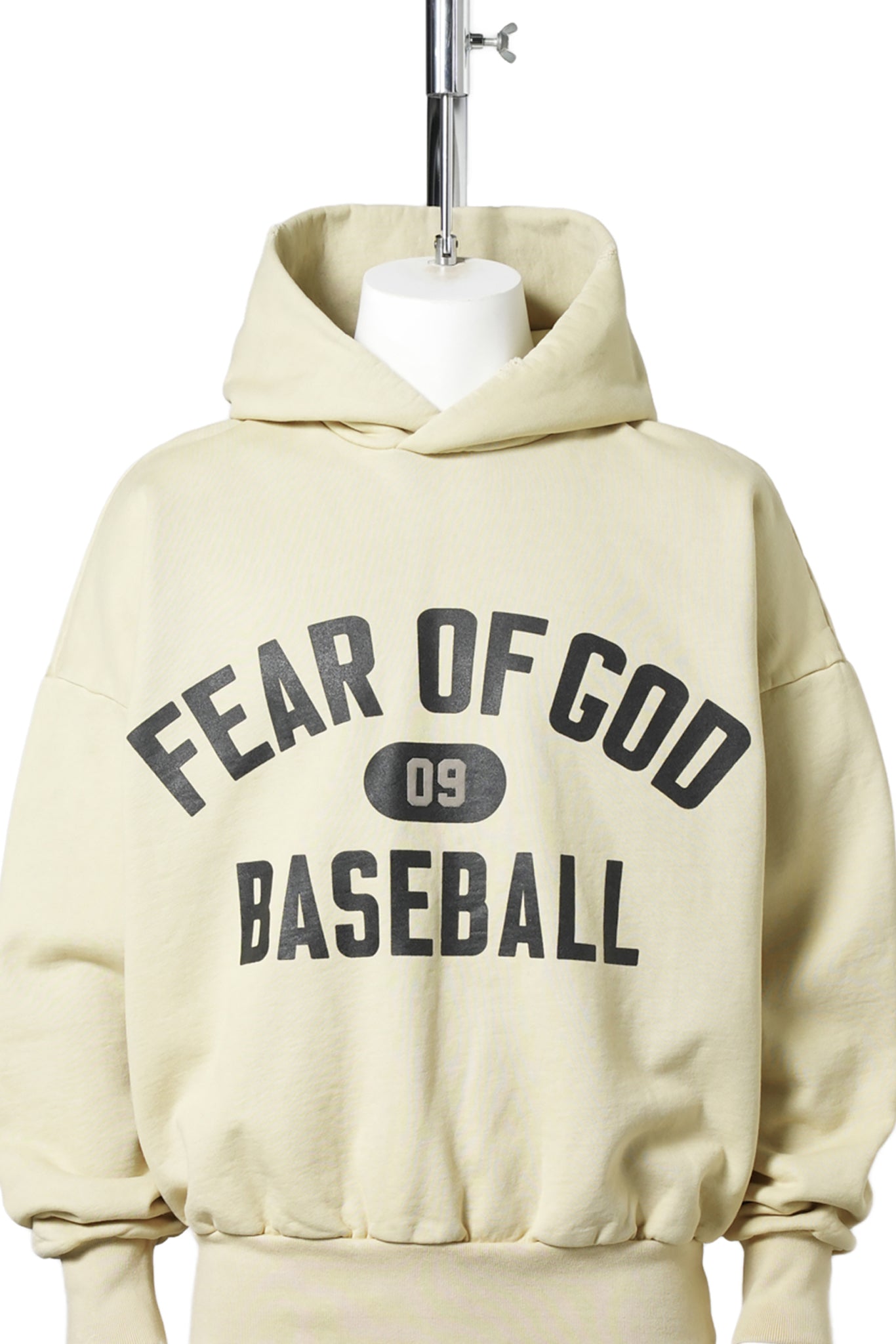 09 CLASSIC FIT HOODIE / 152:DIRTY IVORY