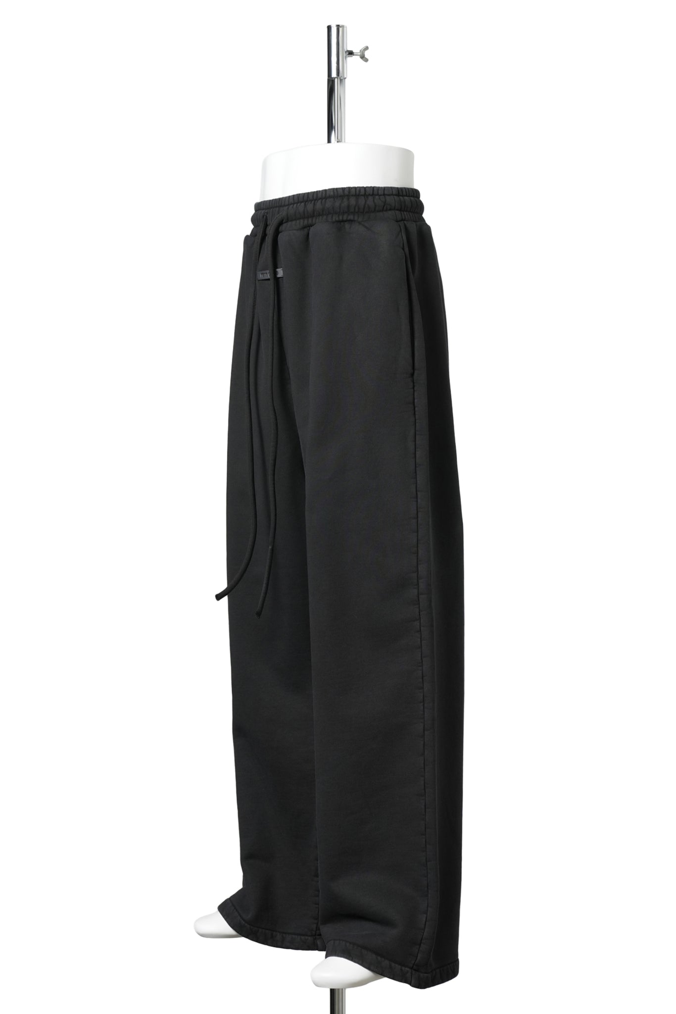 WIDE LEG SWEATPANTS / 001:BLACK