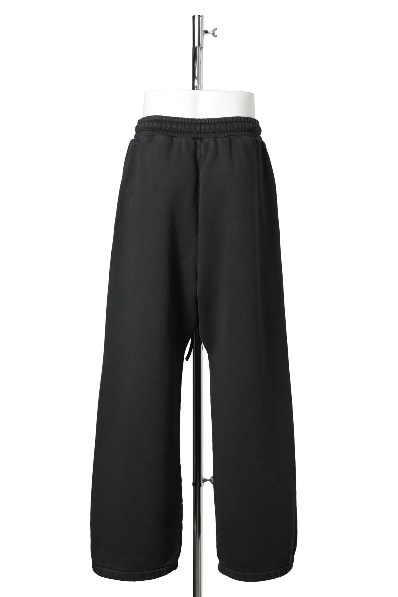 WIDE LEG SWEATPANTS / 001:BLACK