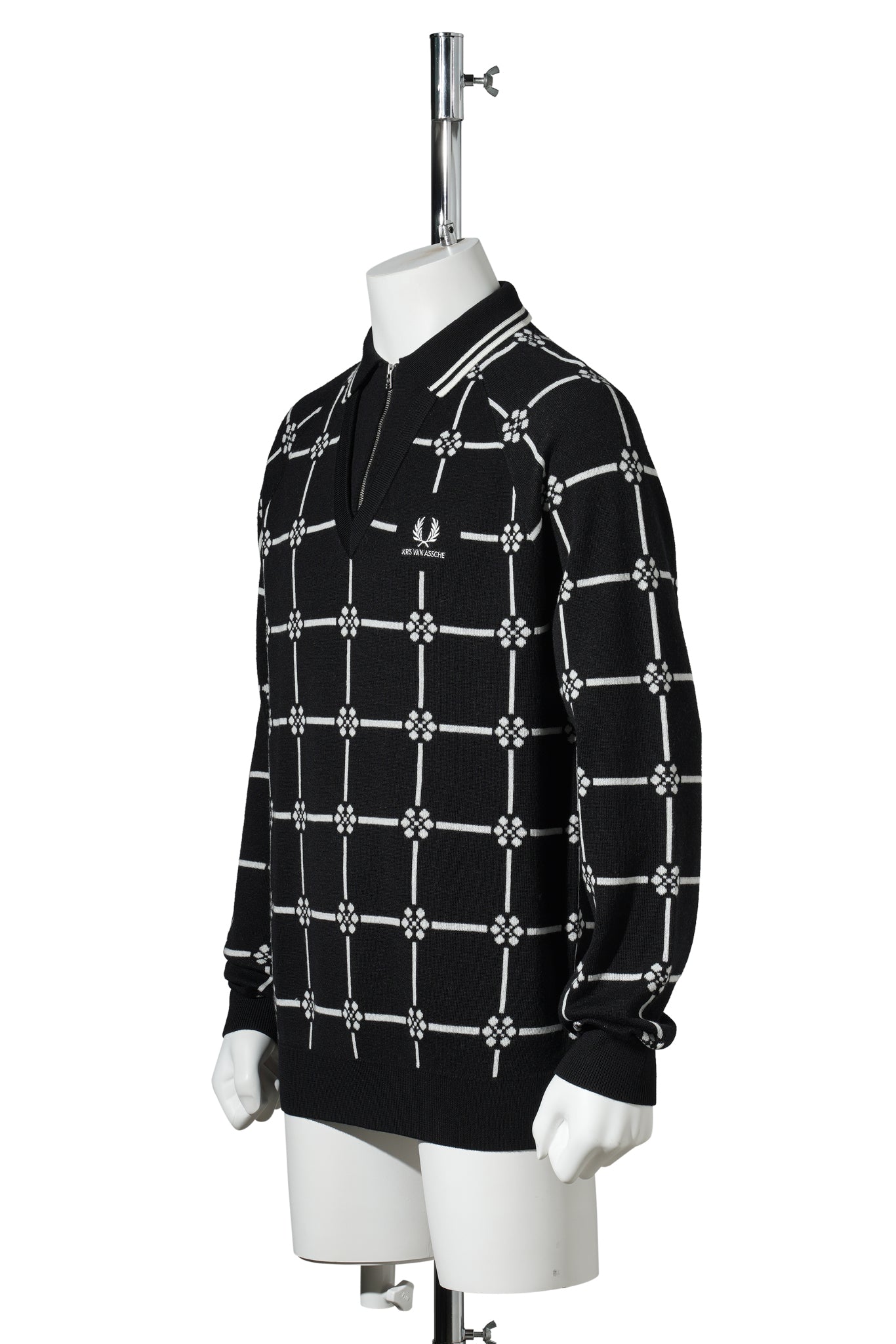 LONG SLEEVE KNITTED JUMPER / 102:BLACK