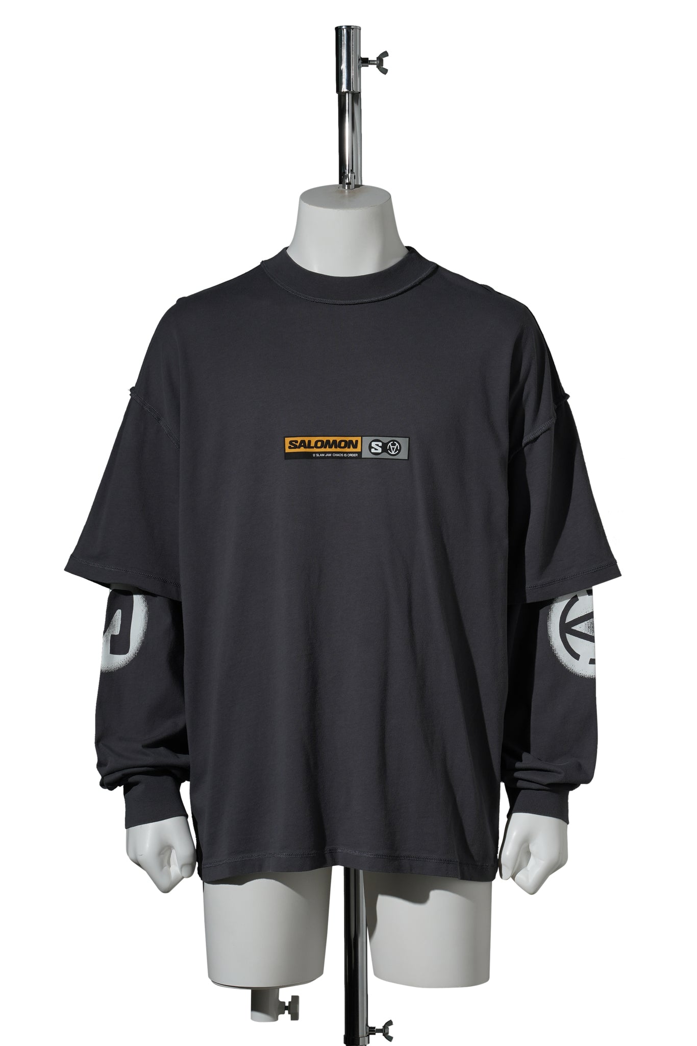 SALOMON LS TEE SLAM JAM / CASTLEROCK