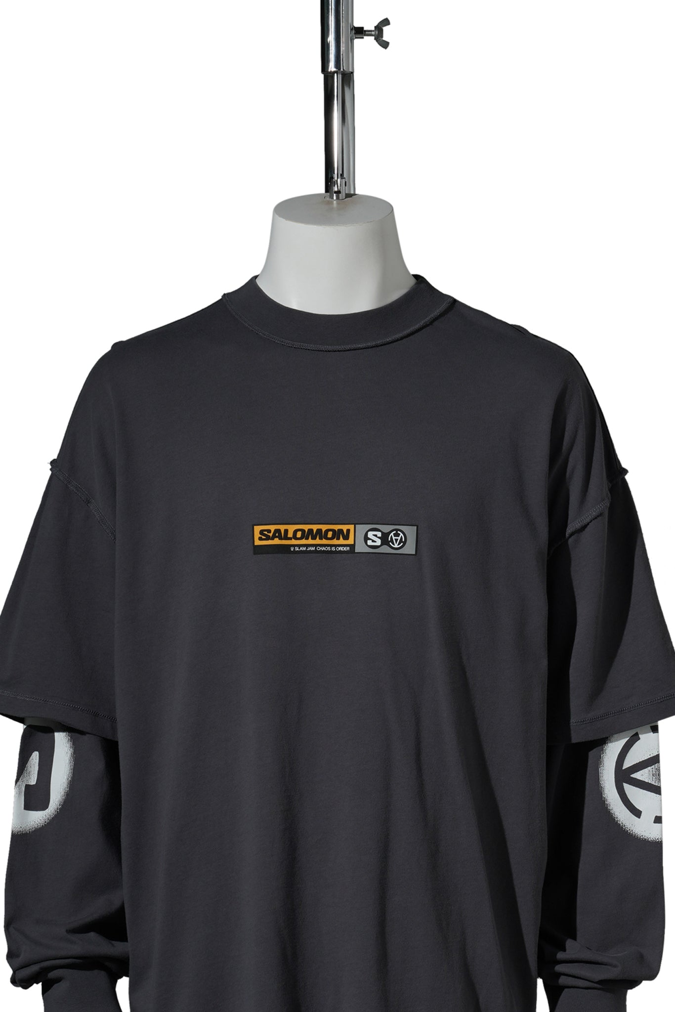 SALOMON LS TEE SLAM JAM / CASTLEROCK