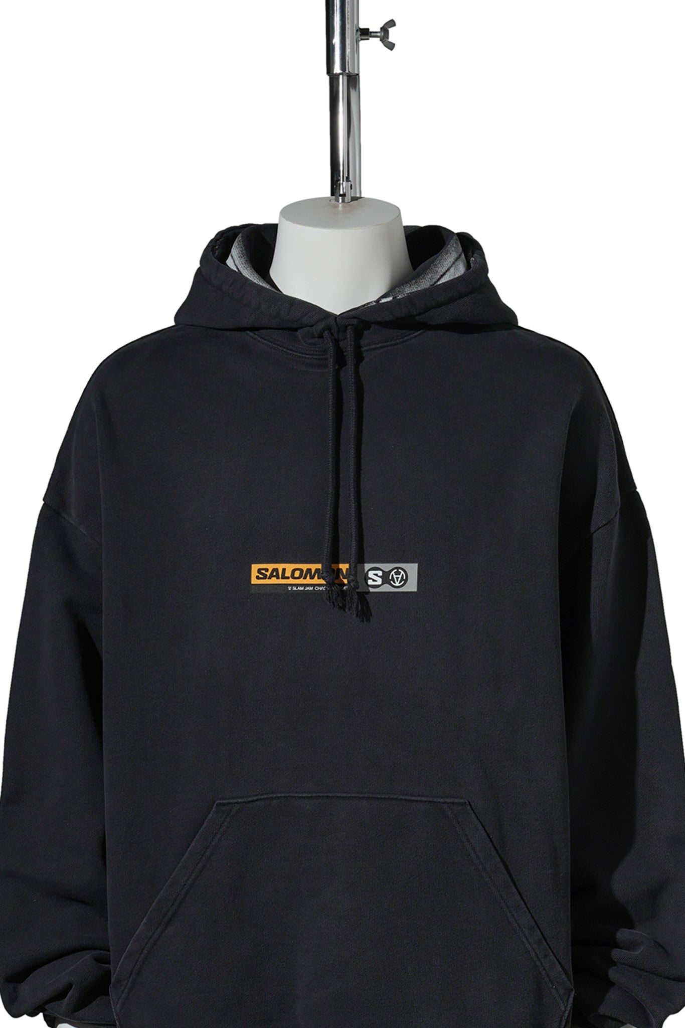 SALOMON HOODIE SLAM JAM / DEEP BLACK